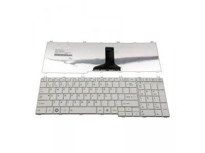 Клавиатура за лаптоп Toshiba Satellite C650 C655 C660 L650 L655 L670 L675 L750 L755 Бяла с Кирилица
